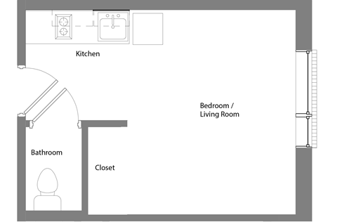 Alder House SRO Floor Plan